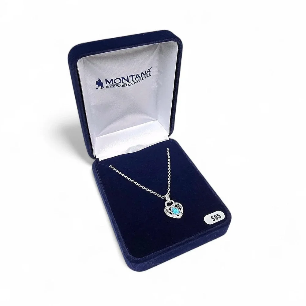 Montana Silversmiths Gleeful Heart Filigree Necklace Retail‎ $55 New